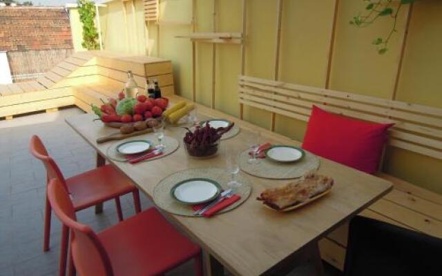 Roof terrace flat