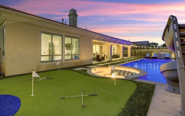 Wanderlust: Pool/spa, Waterslide, Firepit, Game Rm