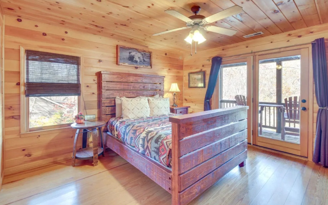 Riverfront Cabin w/ Wraparound Decks & Fire Pit!