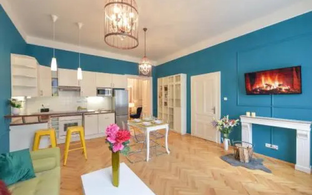 Colorful Wenceslas Square Apartment