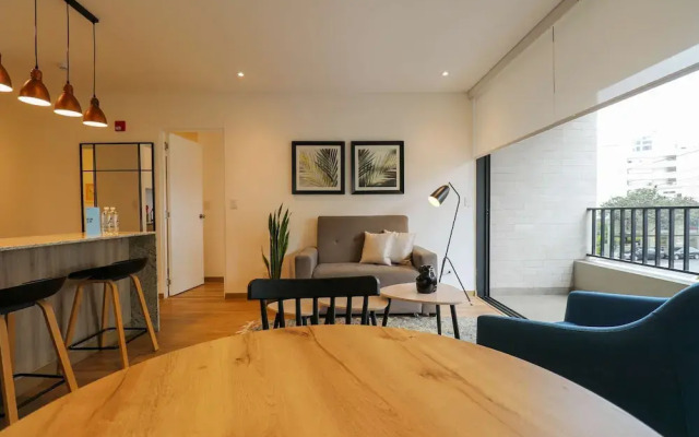 w Brilliant 1BR w Amazing Balcony in Miraflores