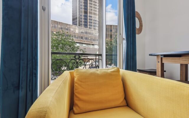 Paris 1BR in front of Montparnasse Tower