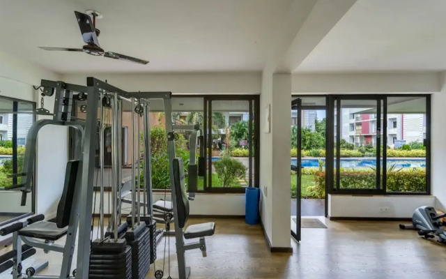 1BR w Pool Sauna Near Calangute Baga Beach