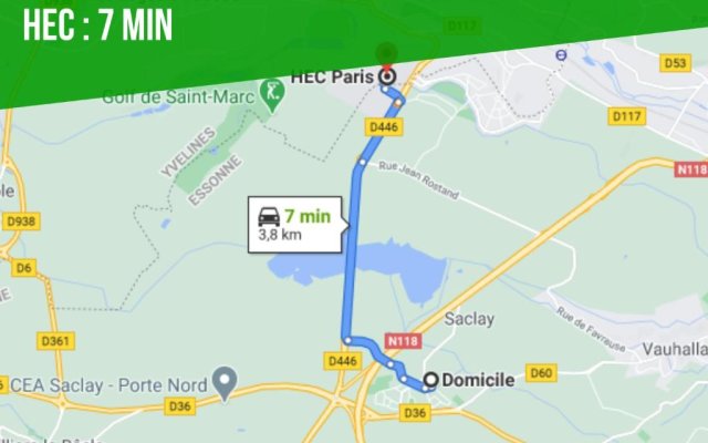 Saclay - Green and premium flat close Paris - WIFI & NETFLIX