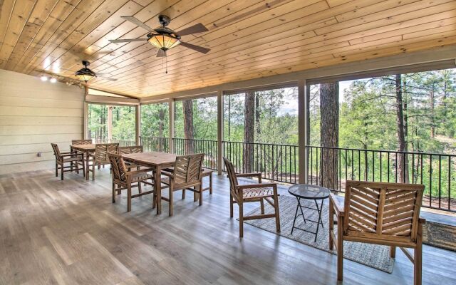 Game Room & Wooded Views: Pinetop Cabin!