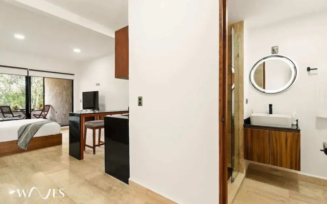 Spacious Loft W/garden View Pool + Jacuzzi GYM