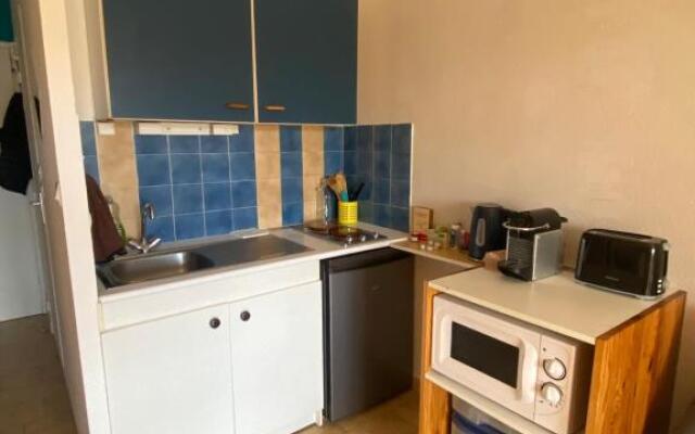 Studio cabine bord de plage 5 personnes