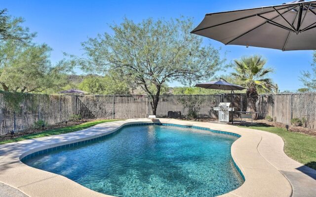 Sunny Phoenix Home w/ Pool + Backyard Oasis!