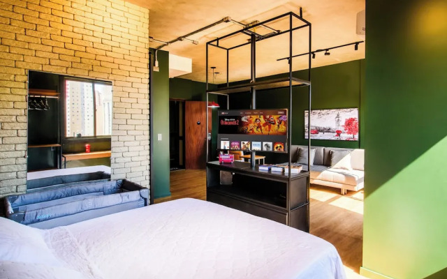 Apto Londrina Flat Hotel 704, 43 m2 , luxe, c jacuzzi