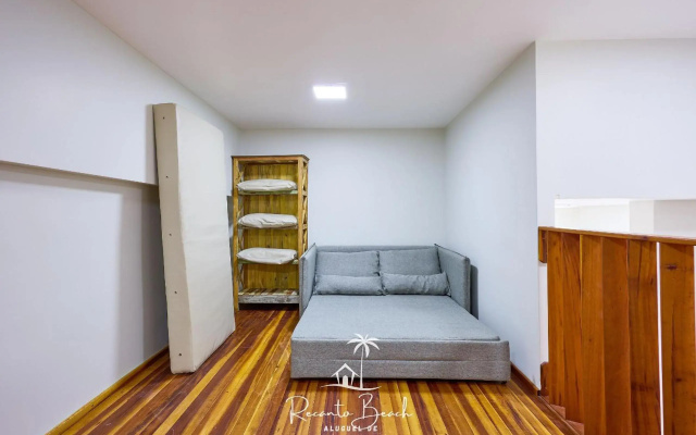 Apartamento térreo maravilhoso com mezanino para 10 pessoas