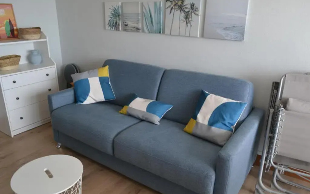 Appartement studio vue mer les pieds dans l'eau