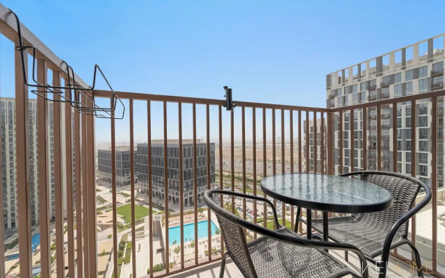 WelHome - Beautiful 1BR Apt in Dubai Hills with City View