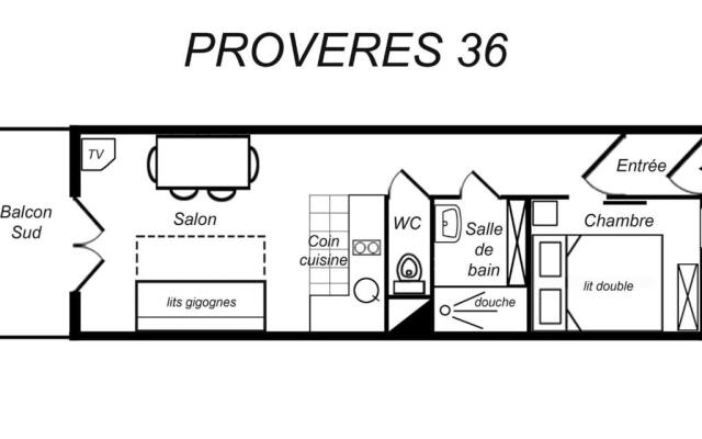 Appartement Méribel, 2 pièces, 4 personnes - FR-1-182-51