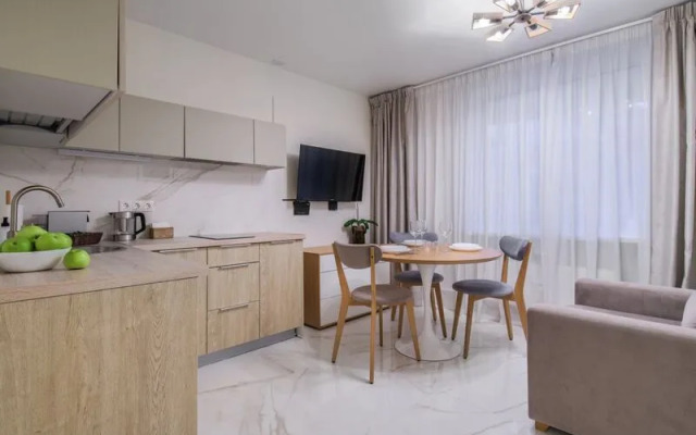 Апартаменты НайсПлэйсСПБ на Большеохтинском проспекте, д.15 к.2