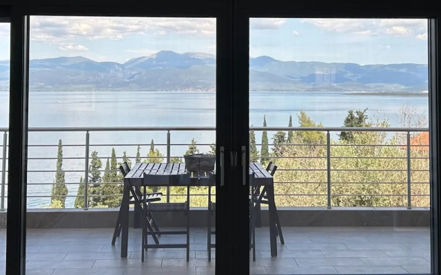 Villa Christina Asproneri With Panoramic Sea View