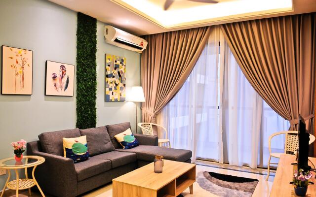 R&F Mall @ UHA 2BR 4pax Free WIFi near CS SgCIQ – Guest Rooms – Johor Bahru