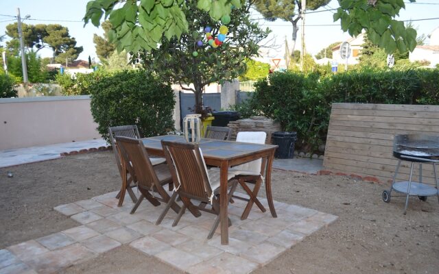 App. 100m2 avec jardin proche plages