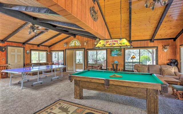 Gorgeous Oakhurst Retreat w/ Swimming Hole!