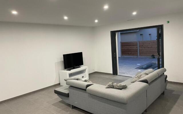 Villa Lacanau avec piscine chauffée