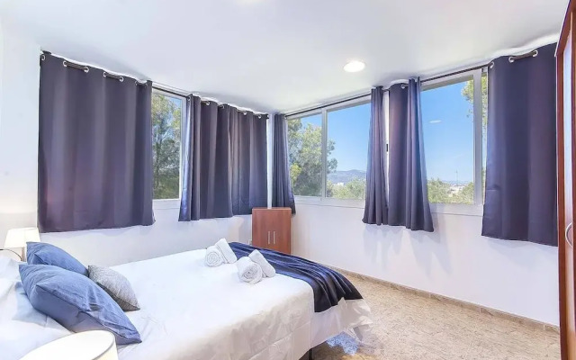The Villa Located in Cala Vinyes, has a Private Pool