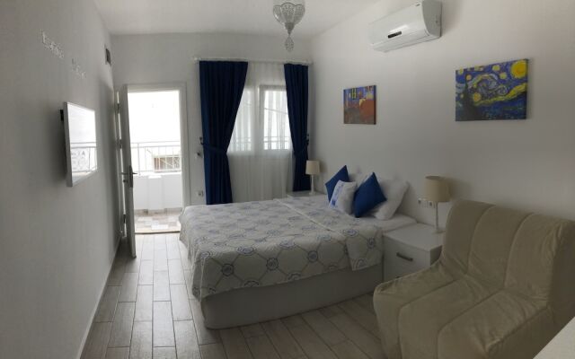 White and Blue Bodrum
