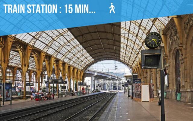 Nicelidays - Le Suede - Carré d'or - 2min from beaches