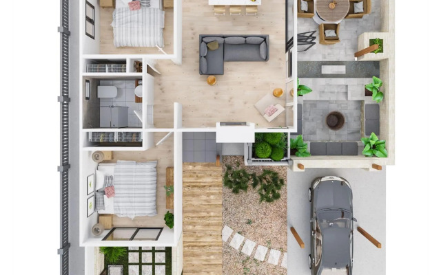 Unwind - Pet Friendly - 1 Min Walk to Beach
