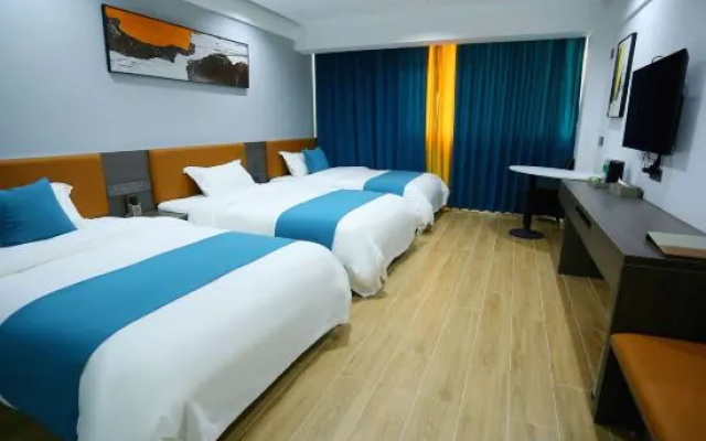 Xishuangbanna Jinghong City Airlines Hotel (Dafo Temple Manjingxuan Commercial Plaza Branch) – Guest Rooms – Xishuangbanna