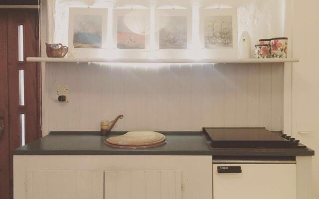 Rural house on the lake.