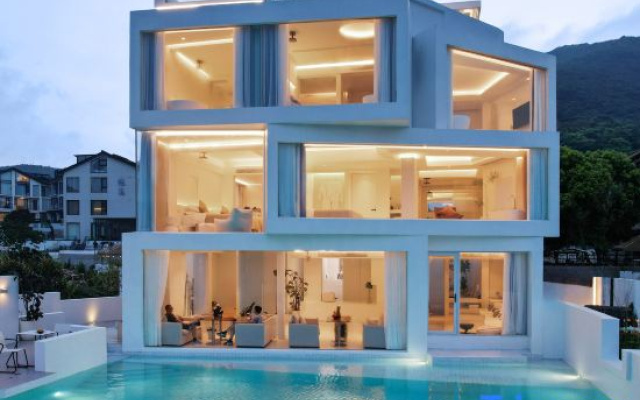 Confession Villa | 180° Premium Seaview · Relaxing Stunning Sunrise · Designer Pool Qixin Homestay – Pool – Zhoushan