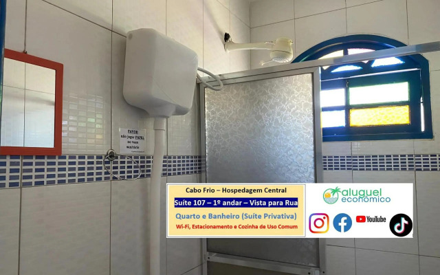 Cabo Frio - Hospedagem Central - Aluguel Economico