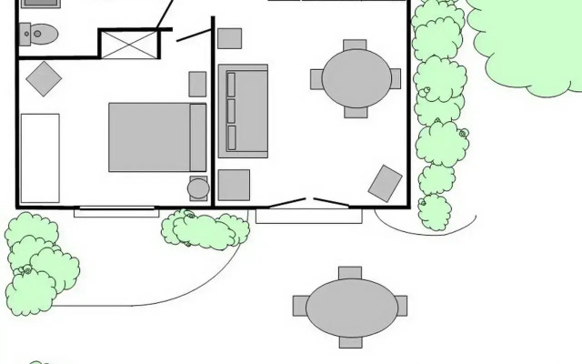 RdC-villa_2Pieces 35m2_domine la plaine entre NIMES_CEVENNES_MER