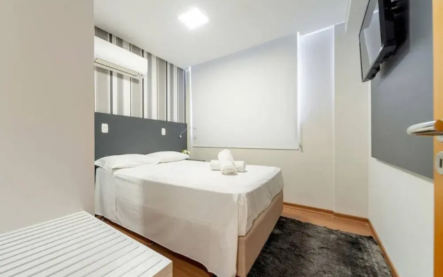 Apto de 2 Quartos Acomoda 6 Pessoas