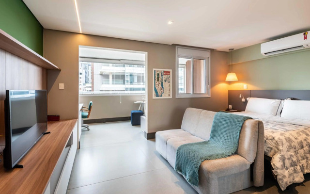 Pinheiros Faria Lima, Novo, 38M2, WIFI500MB