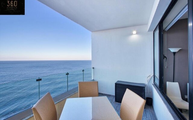 Seafront Sliema - Spacious 3BR opposite beach - AC by 360 Estates