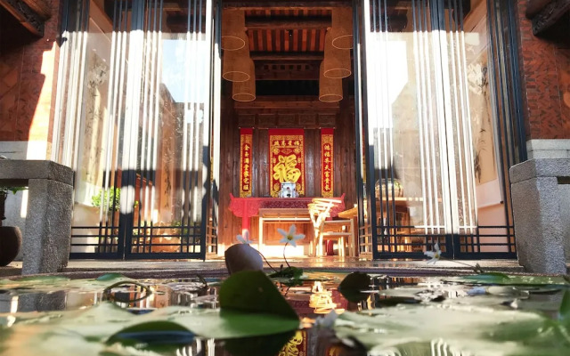 Kinmen redbrick houses across Hope