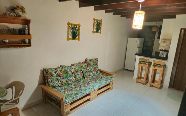 Apartamento super mobilhado com piscina e churrasqueira