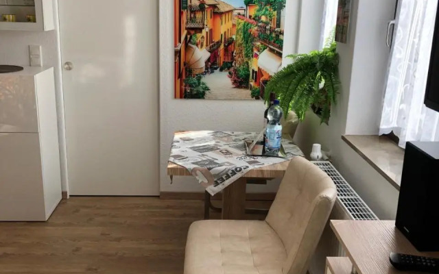 Ferienwohnung Apartment Dettum mit eigenem Bad, Kochnische und Wintergarten