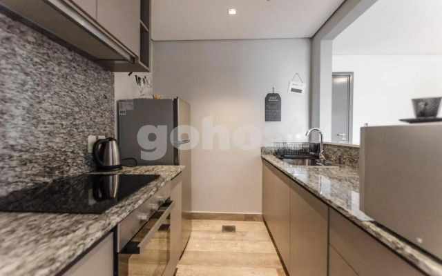 Acogedor apartamento con balcón y parilla 1D002