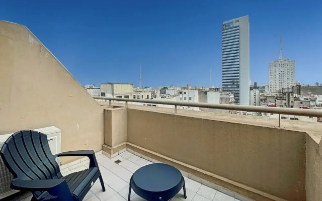 Spacious Studio in San Telmo With Balcony, Gym & Pool