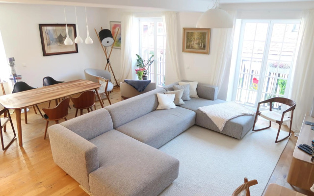 Top view residence in central Ljubljana