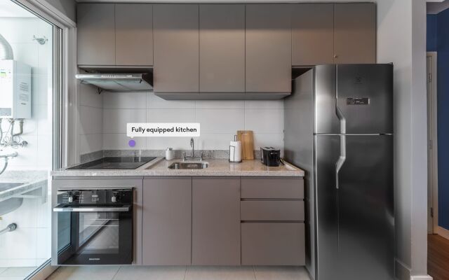 Apartamento completo com vista incrível | Vila Olímpia