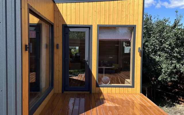 Modern house with Siberian vat