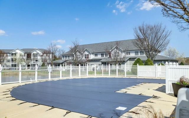 Community Pool & Private Balcony: Chic Lewes Gem