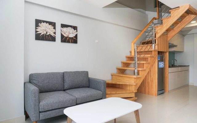 2Br Spacious Loft Apartment At Maqna Residence