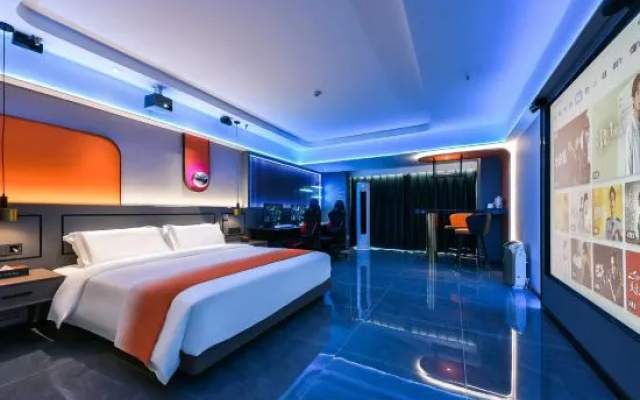 Ye and Chen e-sports Film Hotel (Train Station Tatan Branch) – Guest Rooms – Shijiazhuang