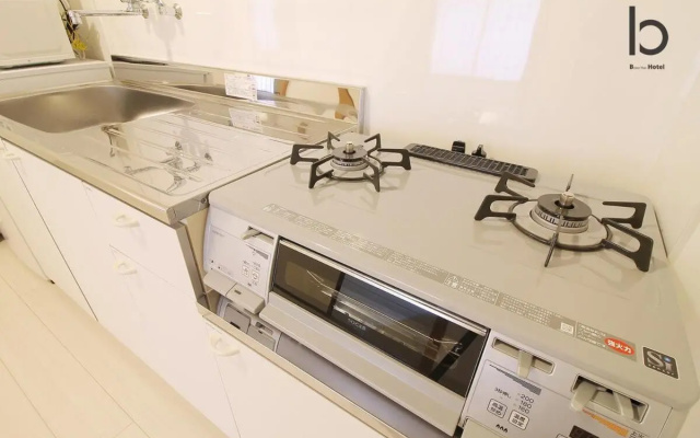 Large 2 bedroom apartment for 12people (301) – Kitchen – Hiroshima