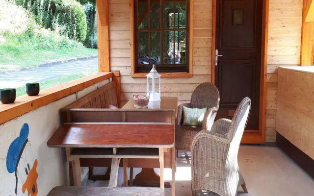 Cozy Chalet With Fireplace, Located in Wooded Area