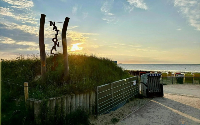 Urlaub mit Blick auf die Duhner Heide