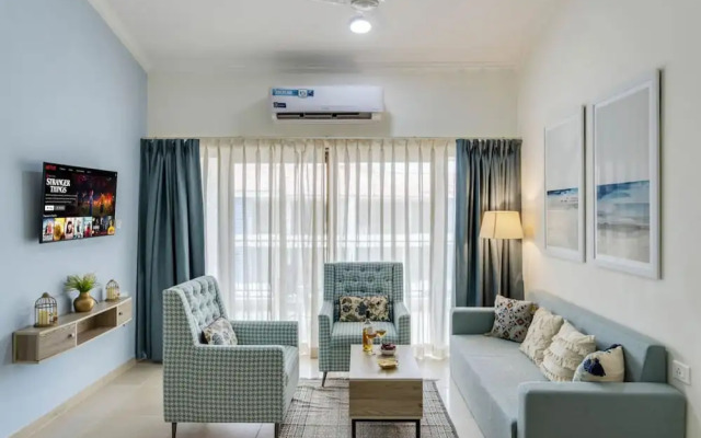 Premium 1BR in Calungute- Pool Sauna Near Beach